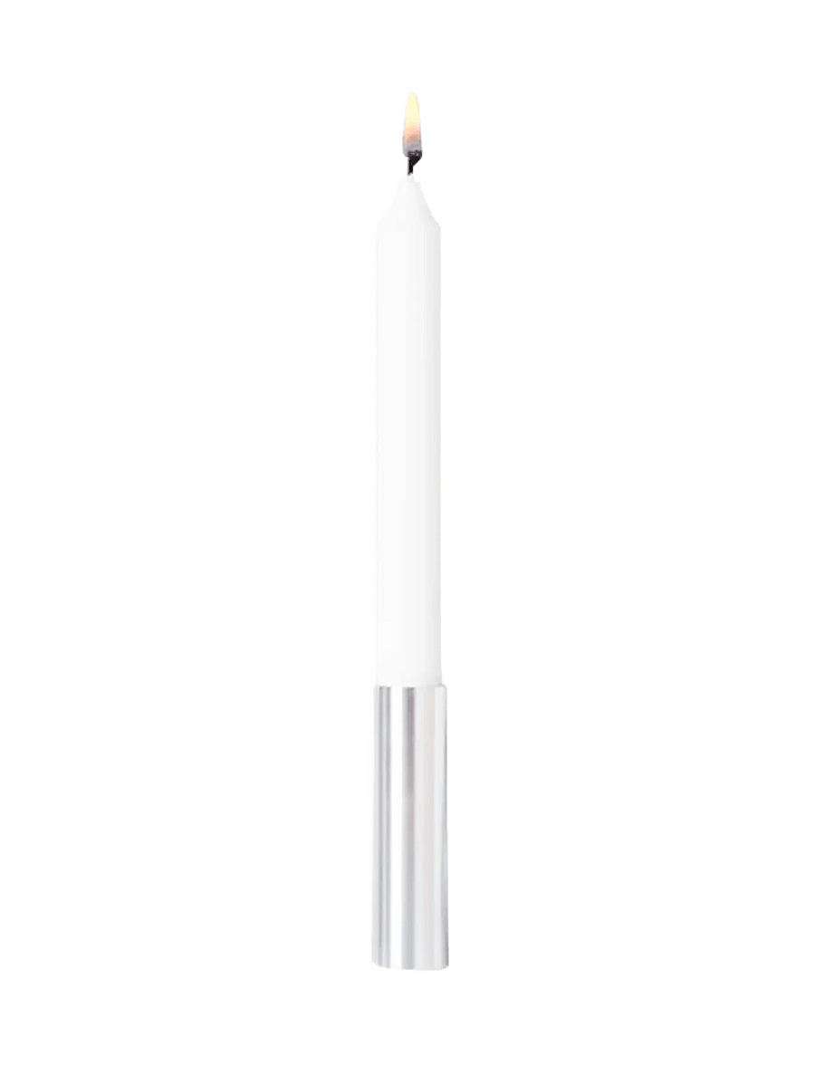 Kunstindustrien - Slim Light - candlesticks - Stainless Steel - 10 cm - küünlajalad - stainless steel - 1