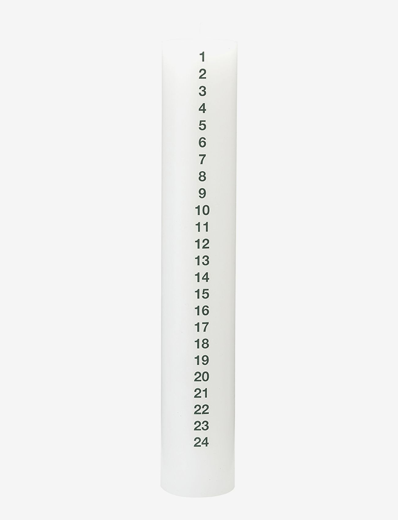 Kunstindustrien - December Candle - moss green pattern - 1
