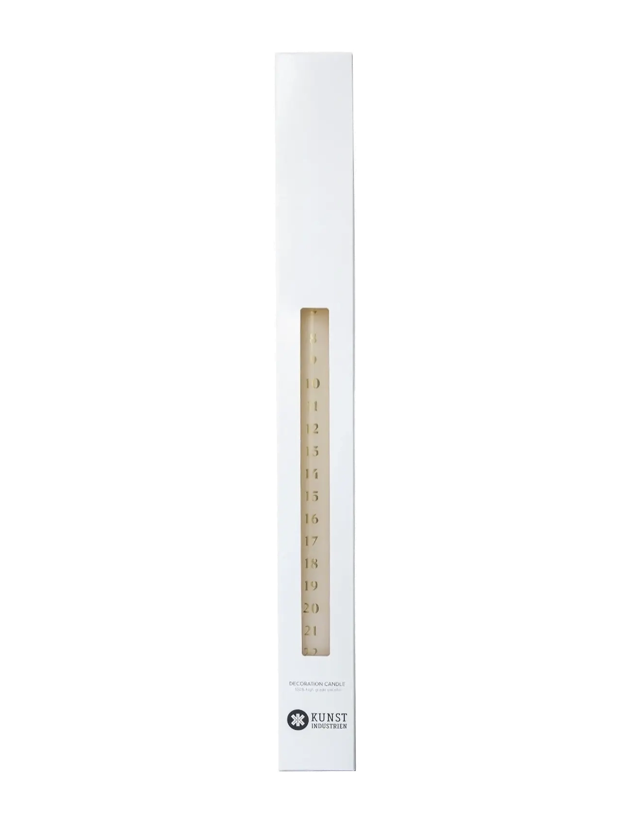 Kunstindustrien - Decoration Calendar Candle - kronljus - off-white - 1