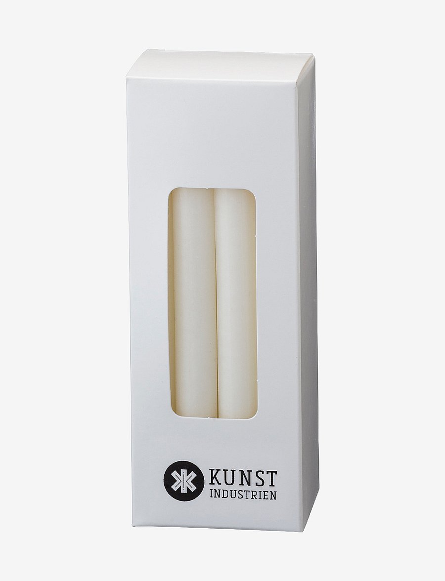 Kunstindustrien - Italian Church Candles, 1,3 cm x 13 cm, 12 pce. - pikad küünlad - white - 1