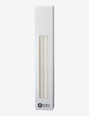 Kunstindustrien - Italian Church Candles, 1,3 cm x 30 cm, 12 pce. - de laveste prisene - white - 0