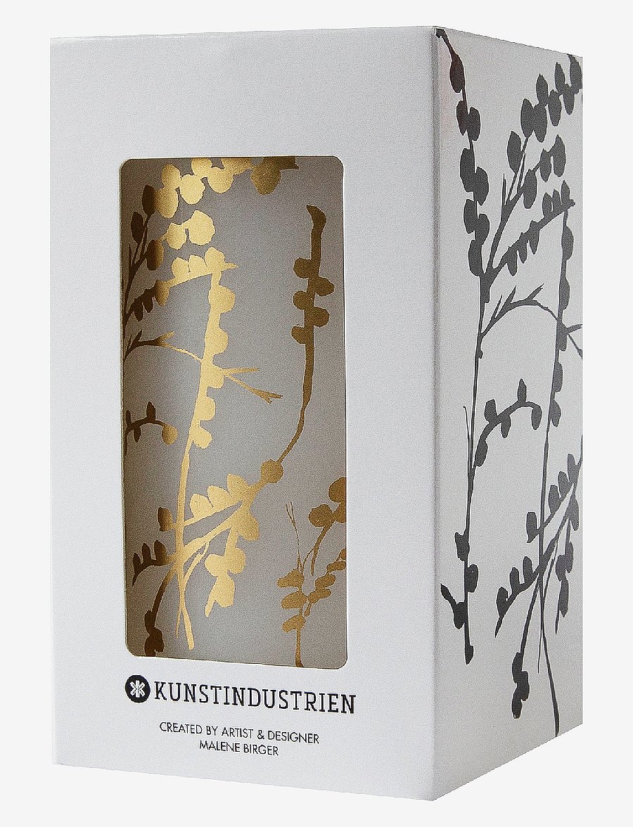 Kunstindustrien - Wax Alter Candles 7x 12- Gold Wild Flowers - vahast küünlad - gold pattern - 2