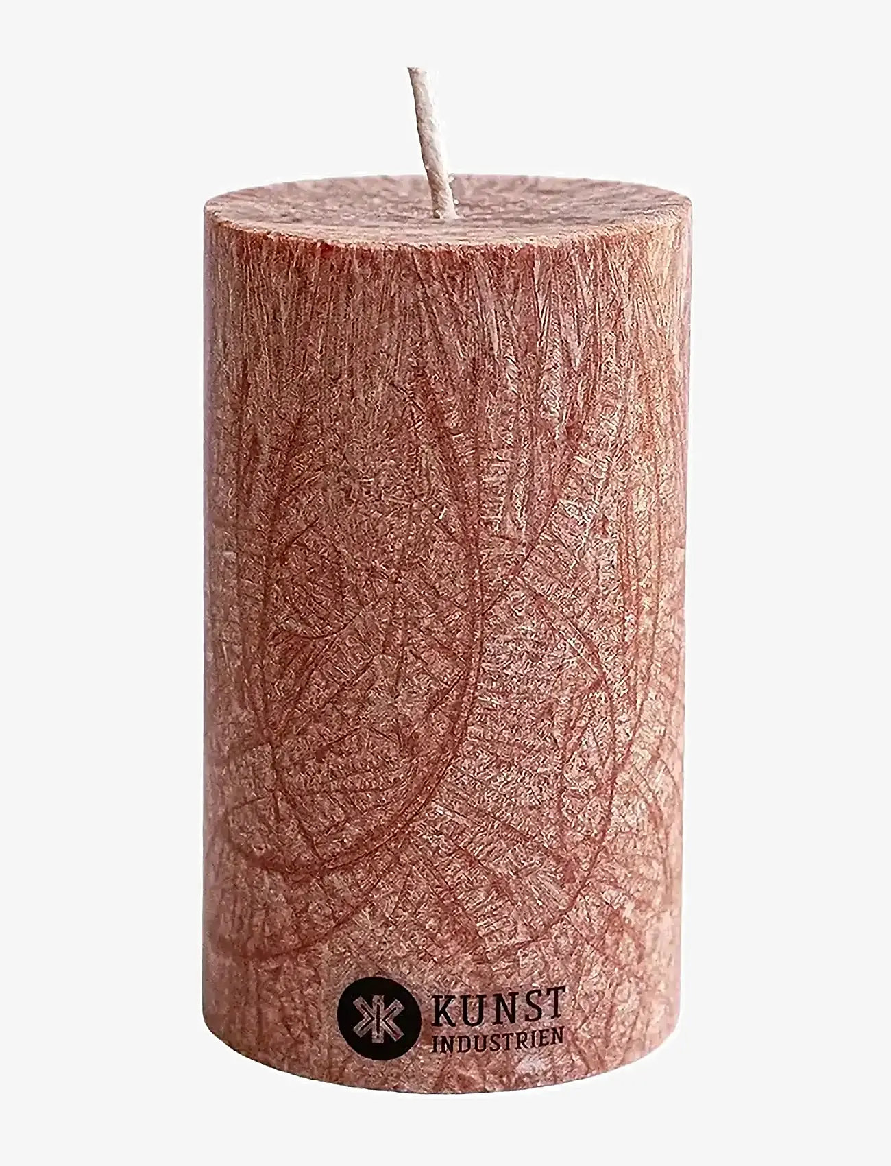 Kunstindustrien - Upcycled olive wax pillar candle - blockkerzen - chestnut - 1