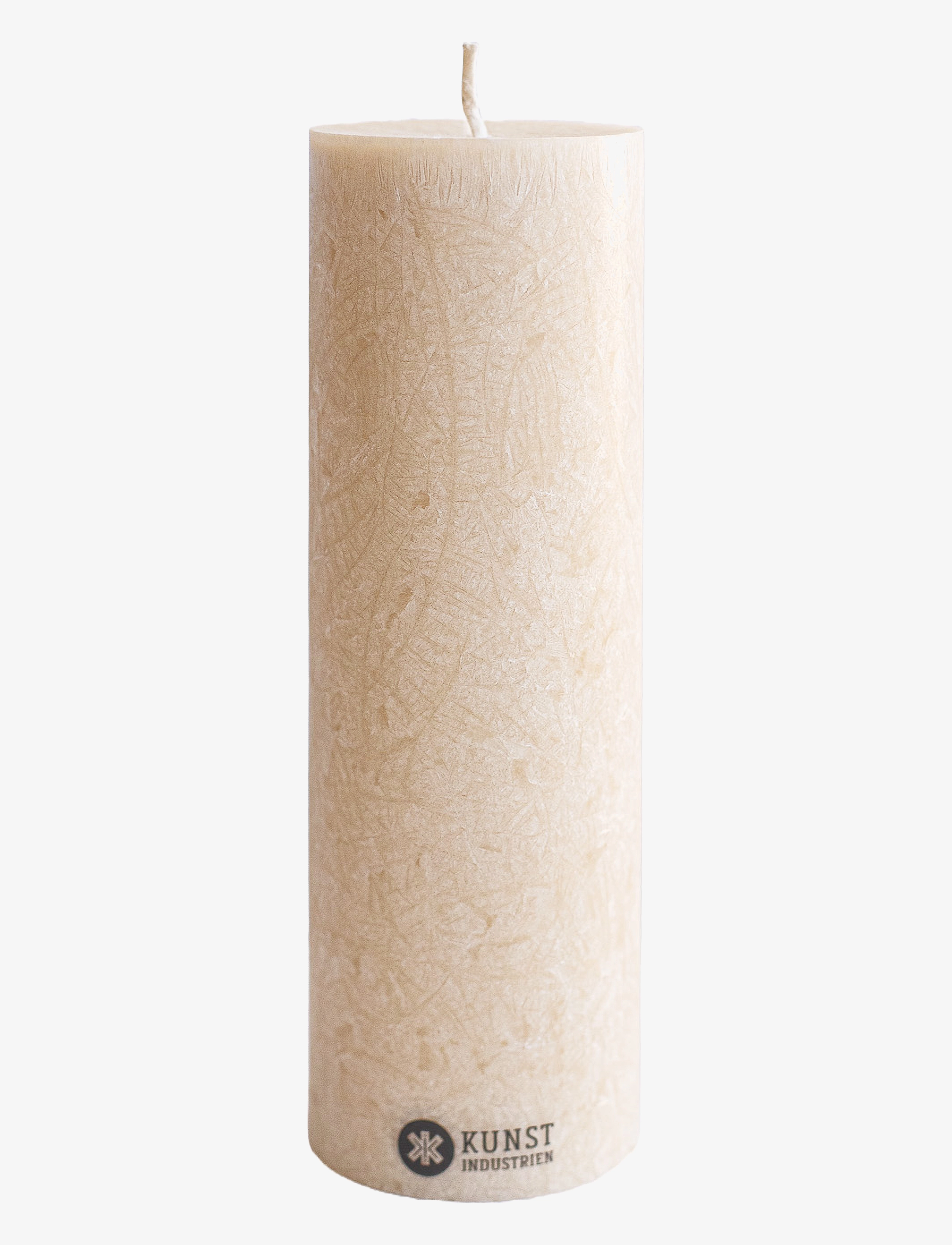 Kunstindustrien - Upcycled olive wax pillar candle - vaškinės žvakės - true - 1