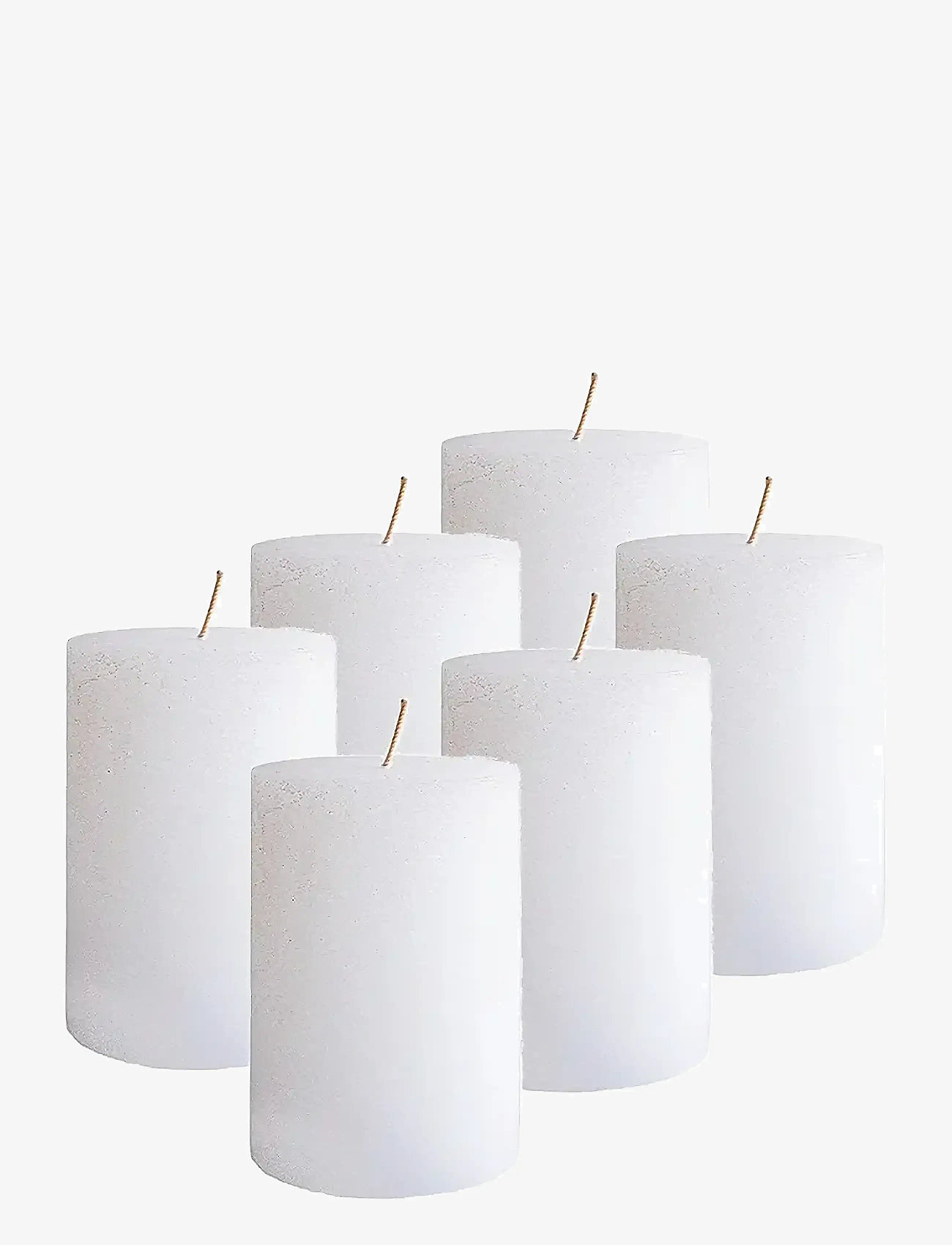 Kunstindustrien - Rustic Pillar Candles - nach preis einkaufen - white - 0