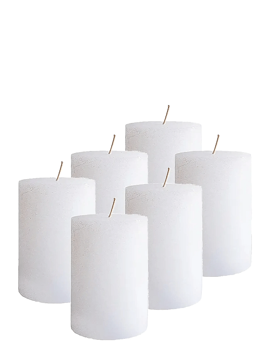 Kunstindustrien - Rustic Pillar Candles - blockkerzen - white - 1