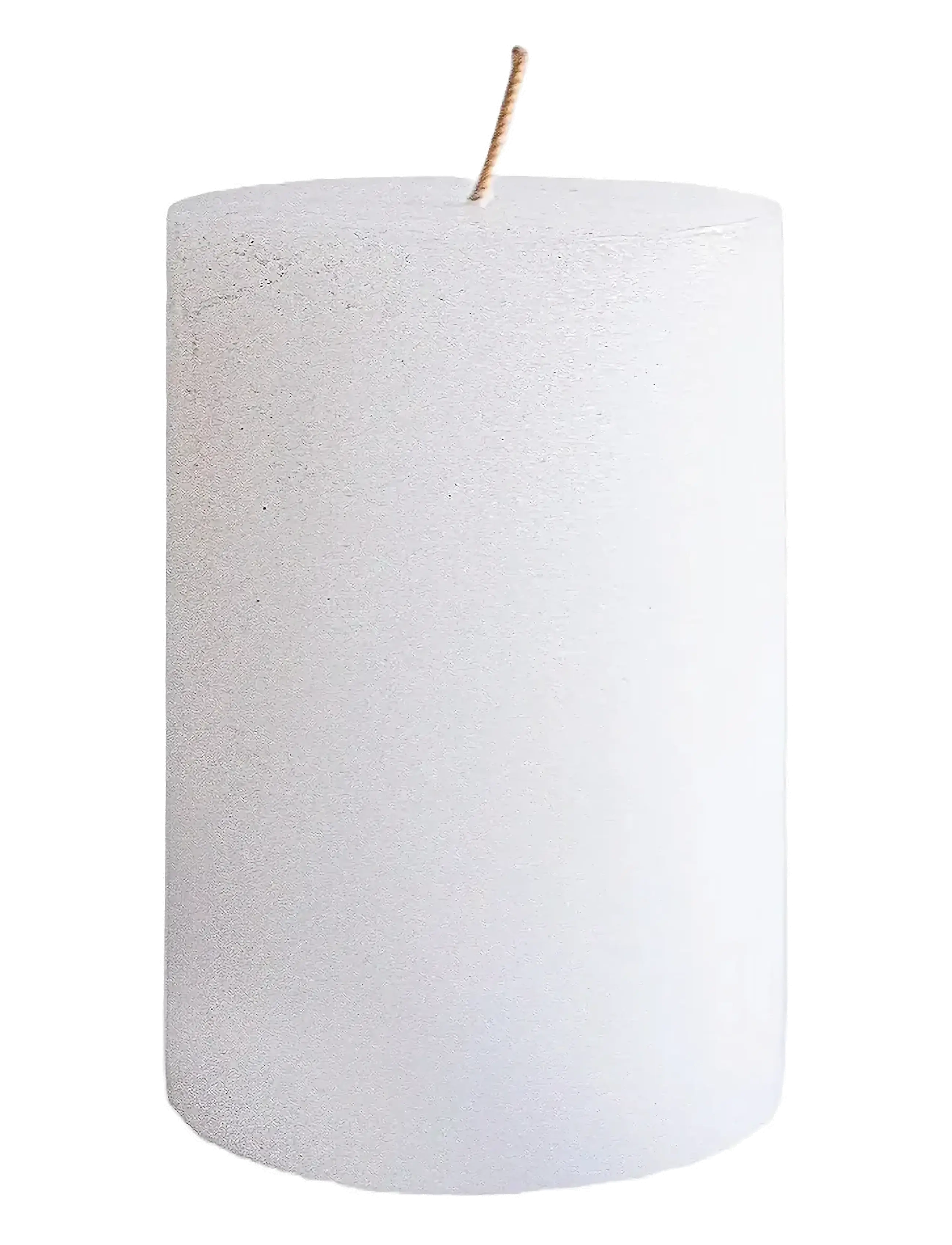 Kunstindustrien - Rustic Pillar Candles - blockljus - white - 1