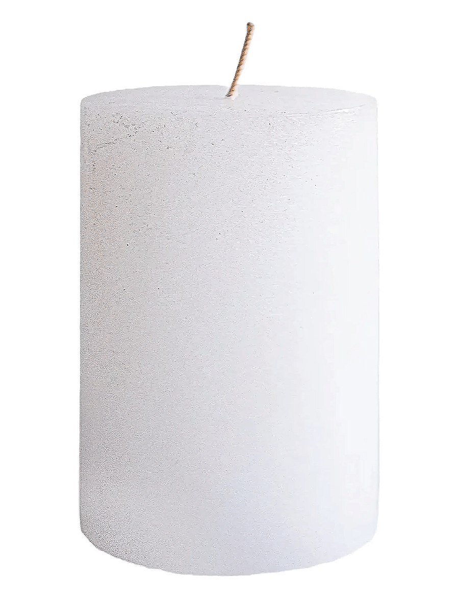 Kunstindustrien - Rustic Pillar Candles - blockkerzen - white - 2