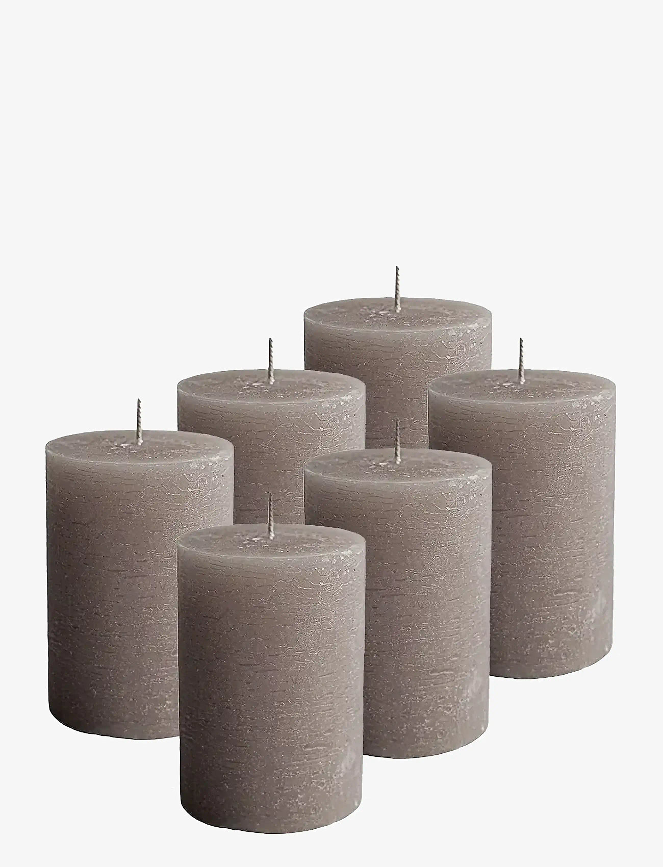 Kunstindustrien - Rustic Pillar Candles - die niedrigsten preise - grey - 0