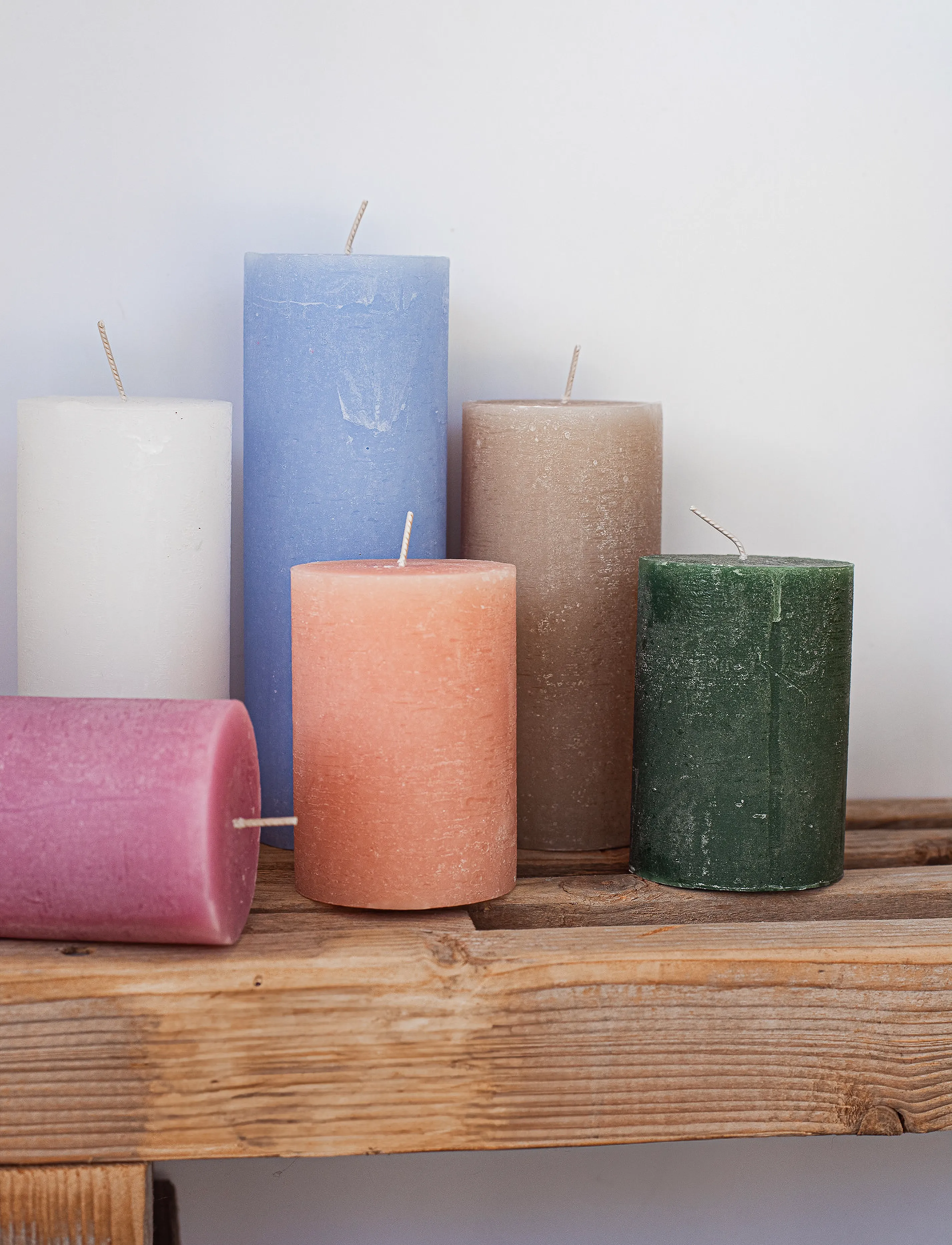 Kunstindustrien - Rustic Pillar Candles - madalaimad hinnad - grey - 5