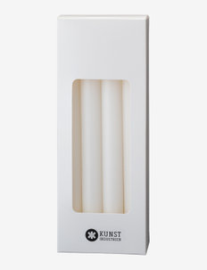 White Taper Candles, 20 cm, 8 pack, Kunstindustrien