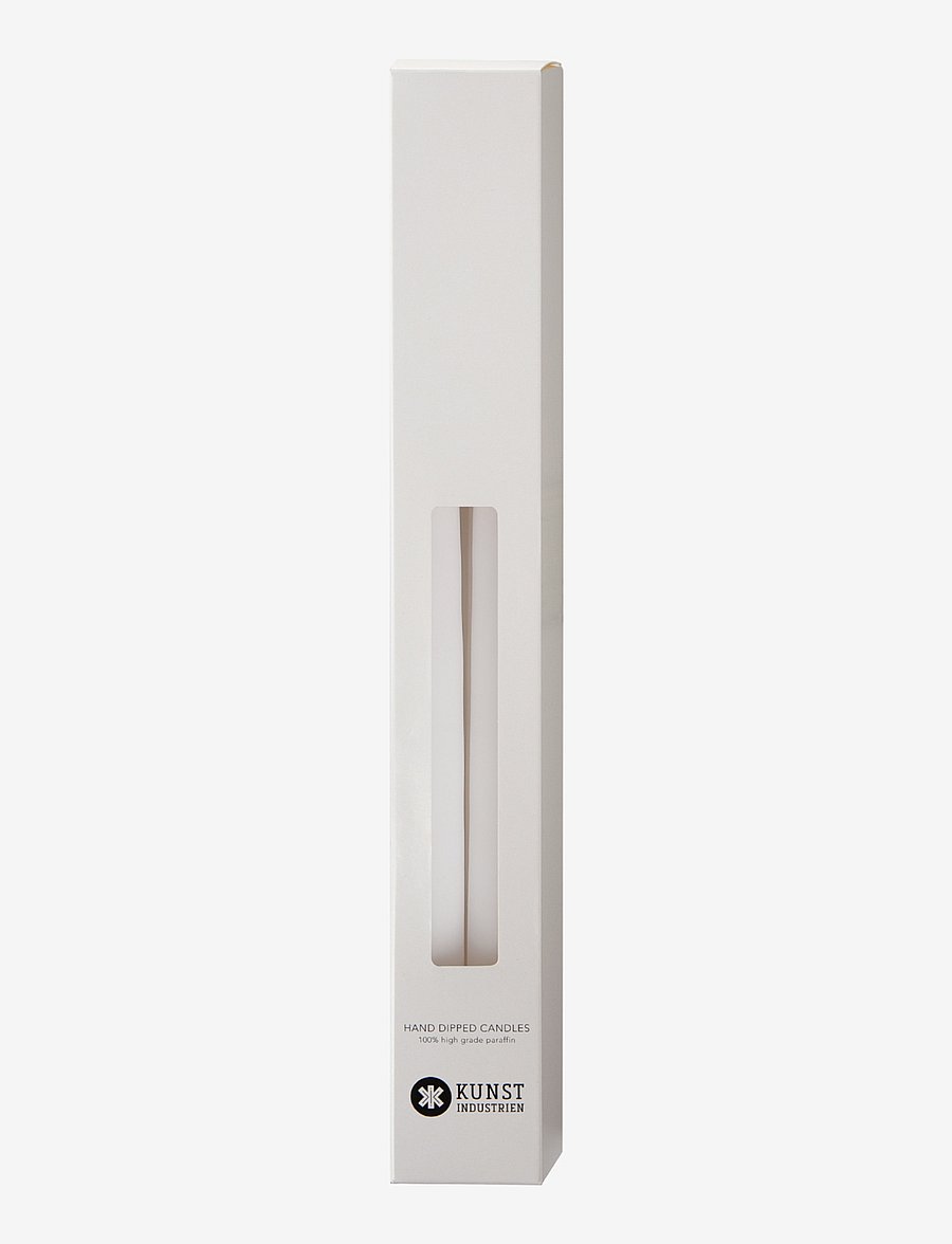 Kunstindustrien - Hand Dipped Candles, 4 pack - madalaimad hinnad - white - 1
