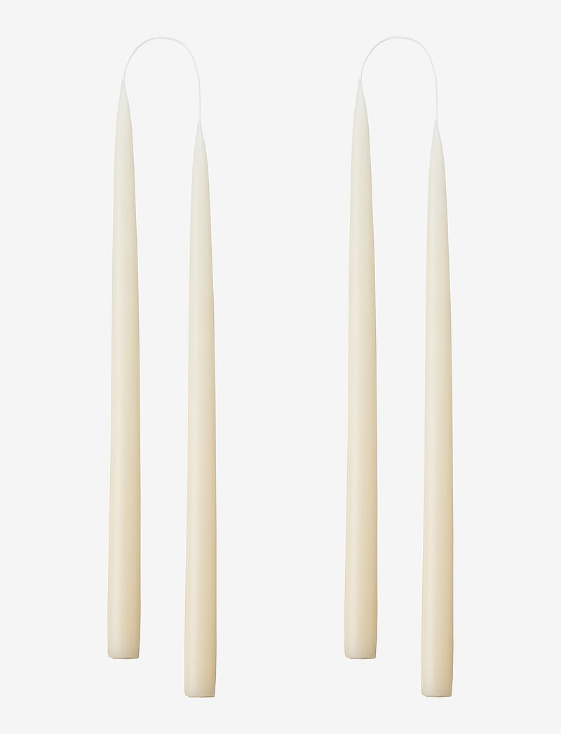 Kunstindustrien - Hand Dipped Candles, 4 pack - kupuj według ceny - offwhite - 0