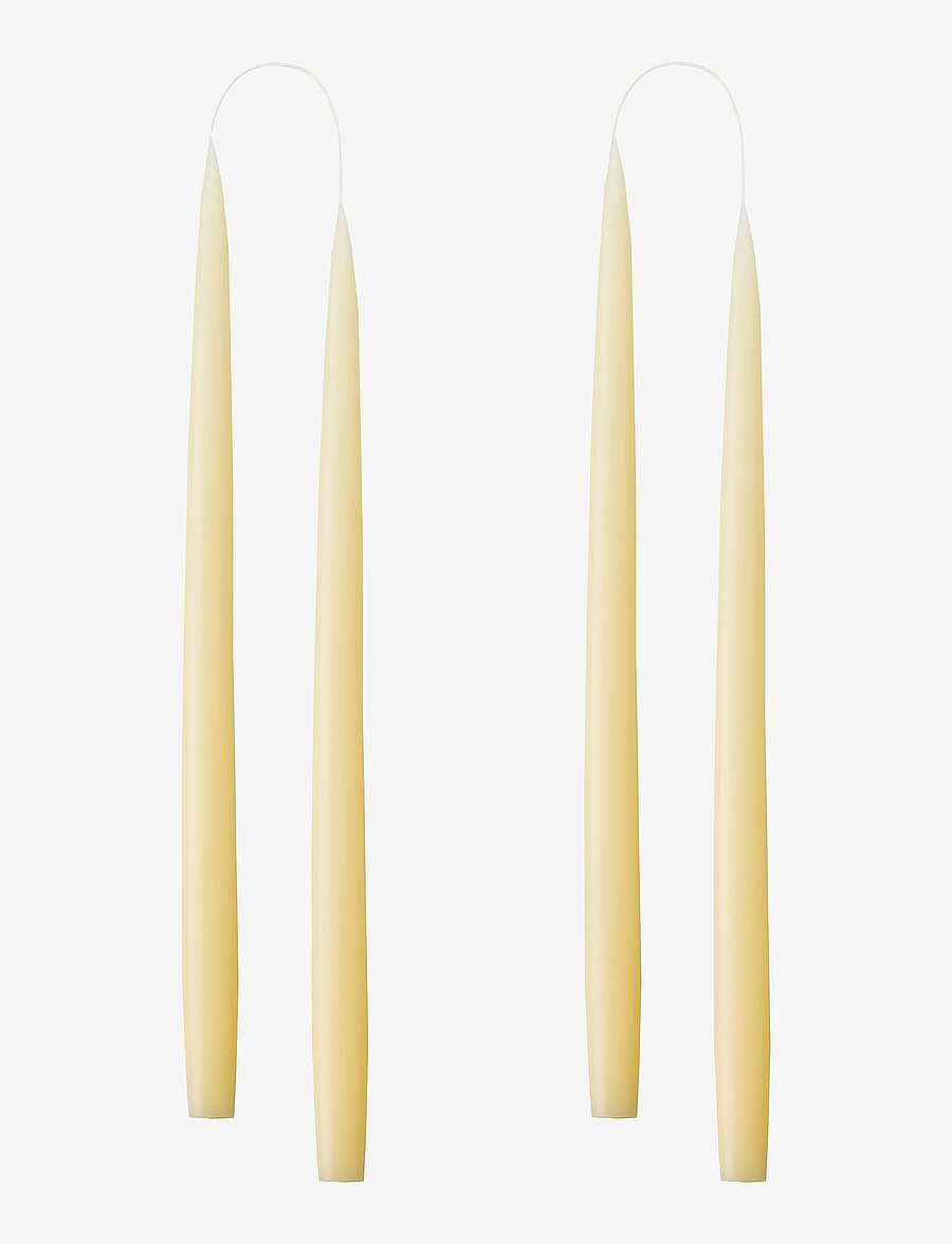 Kunstindustrien - Hand Dipped Candles, 4 pack - madalaimad hinnad - ivory - 0