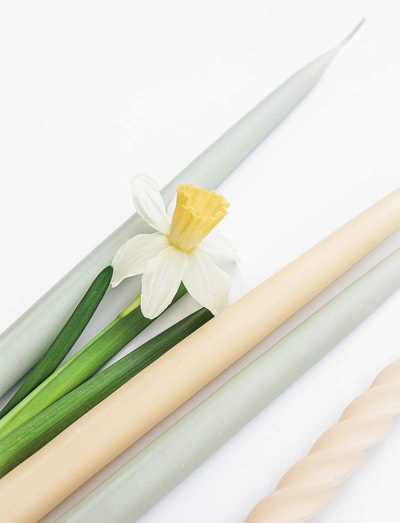 Kunstindustrien - Hand Dipped Candles, 4 pack - oddmjó kerti - ivory - 3