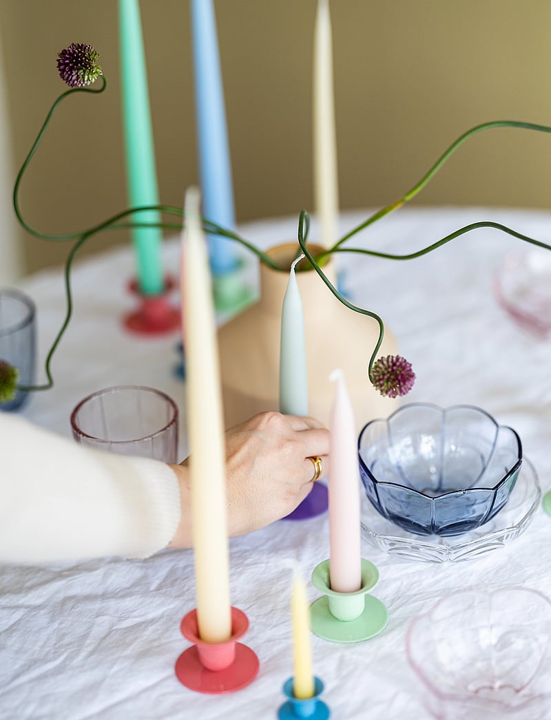 Kunstindustrien - Hand Dipped Candles, 4 pack - oddmjó kerti - ivory - 4