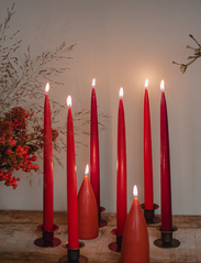 Kunstindustrien - Hand Dipped Candles, 4 pack - lowest prices - dark red - 3