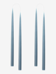 Hand Dipped Candles, 4 pack - BLUEGREY