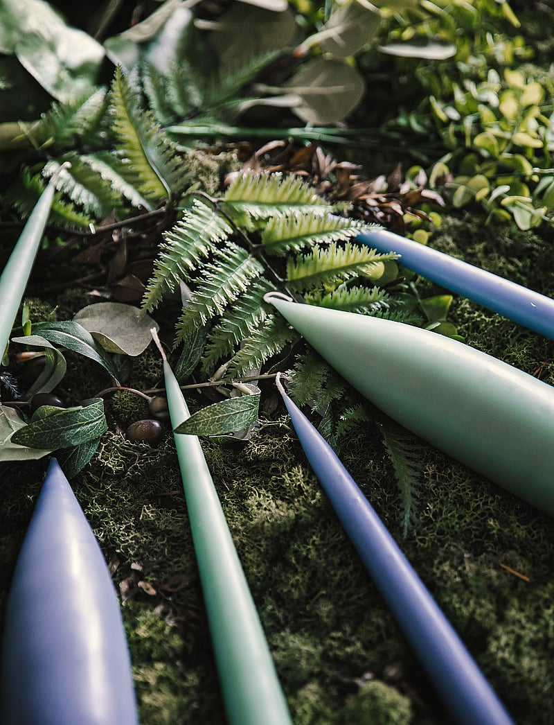 Kunstindustrien - Hand Dipped Candles, 4 pack - madalaimad hinnad - bluegrey - 4