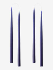 Kunstindustrien - Hand Dipped Candles, 4 pack - de laveste prisene - antique blue - 0