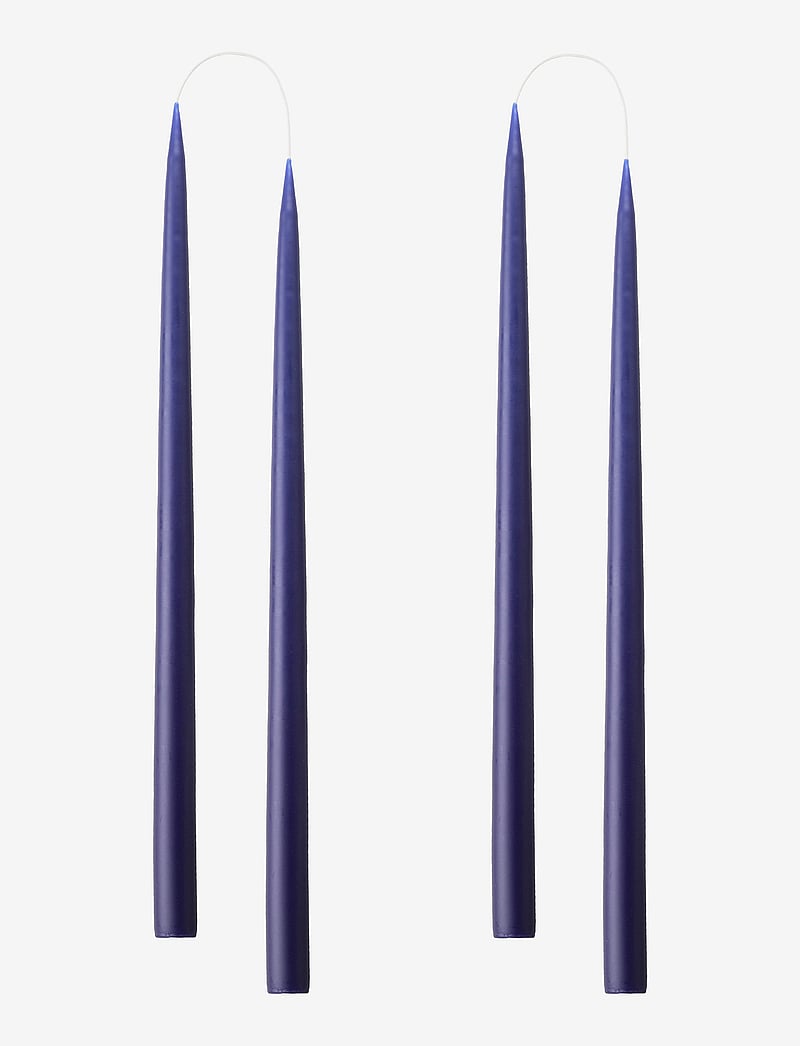 Kunstindustrien - Hand Dipped Candles, 4 pack - nach preis einkaufen - antique blue - 0