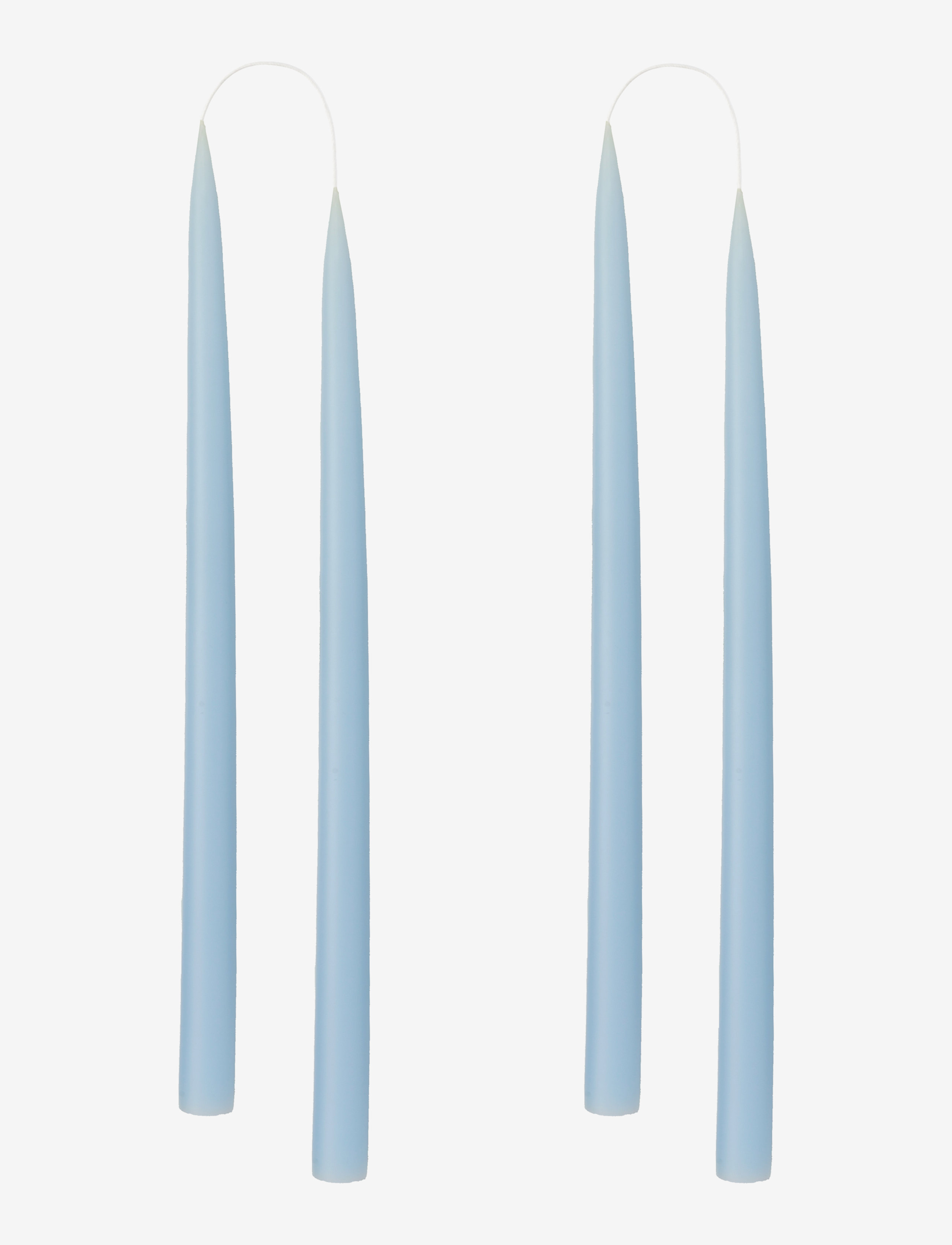 KUNSTINDUSTRIEN Hand Dipped Candles, 4 Pack Blau - One Size - Unisex