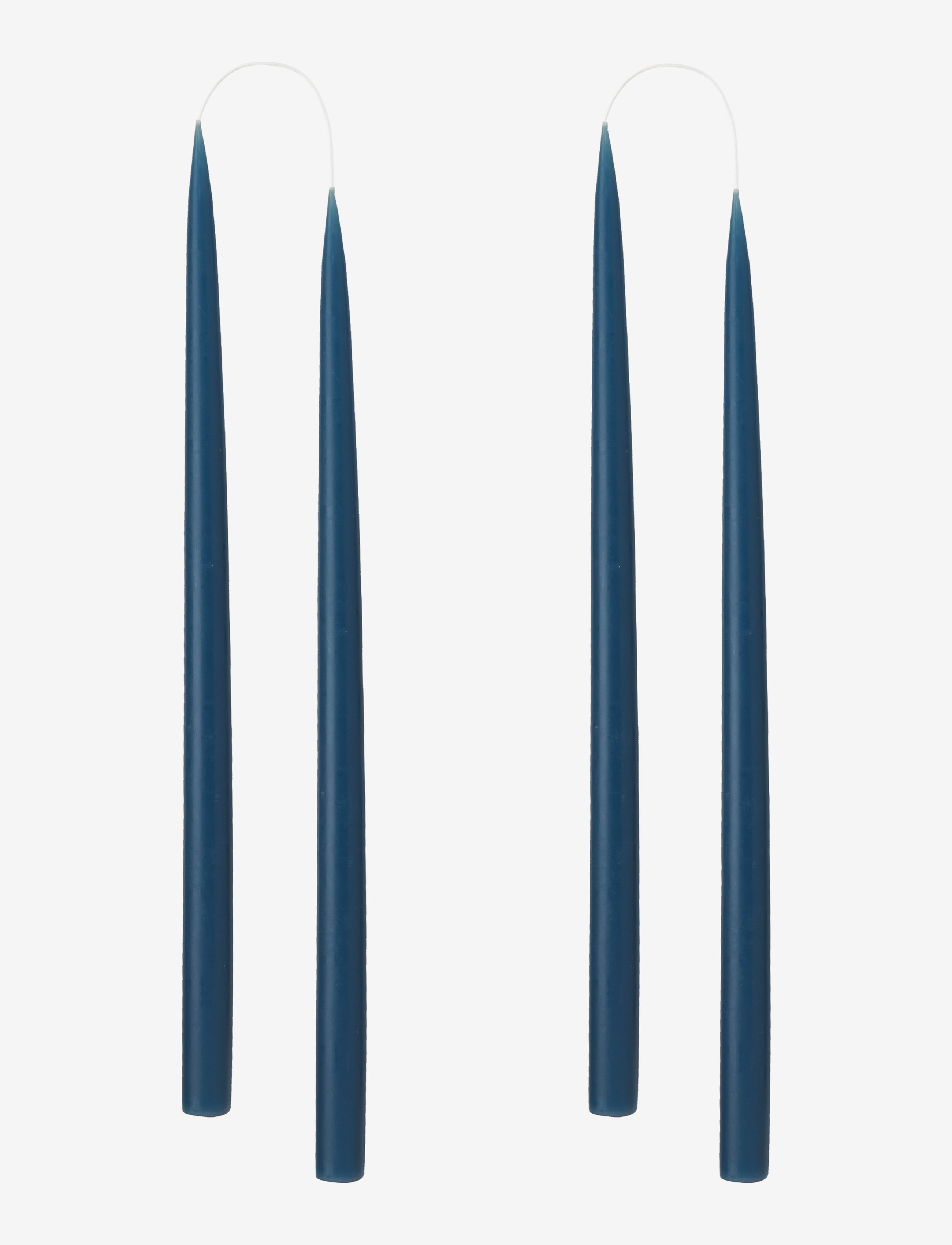 KUNSTINDUSTRIEN Hand Dipped Candles, 4 Pack Blau - One Size - Unisex