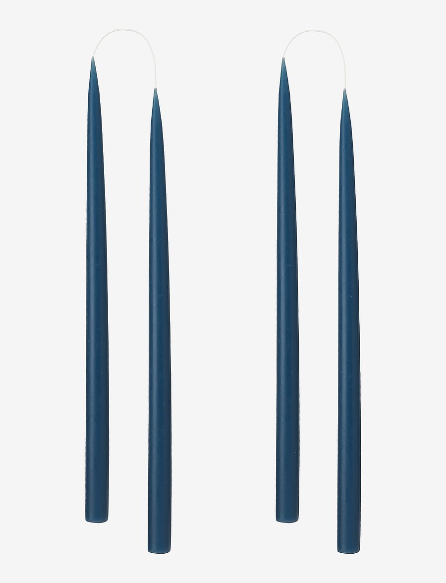 Kunstindustrien - Hand Dipped Candles, 4 pack - madalaimad hinnad - marine blue - 0