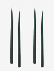 Hand Dipped Candles, 4 pack - FORREST GREEN