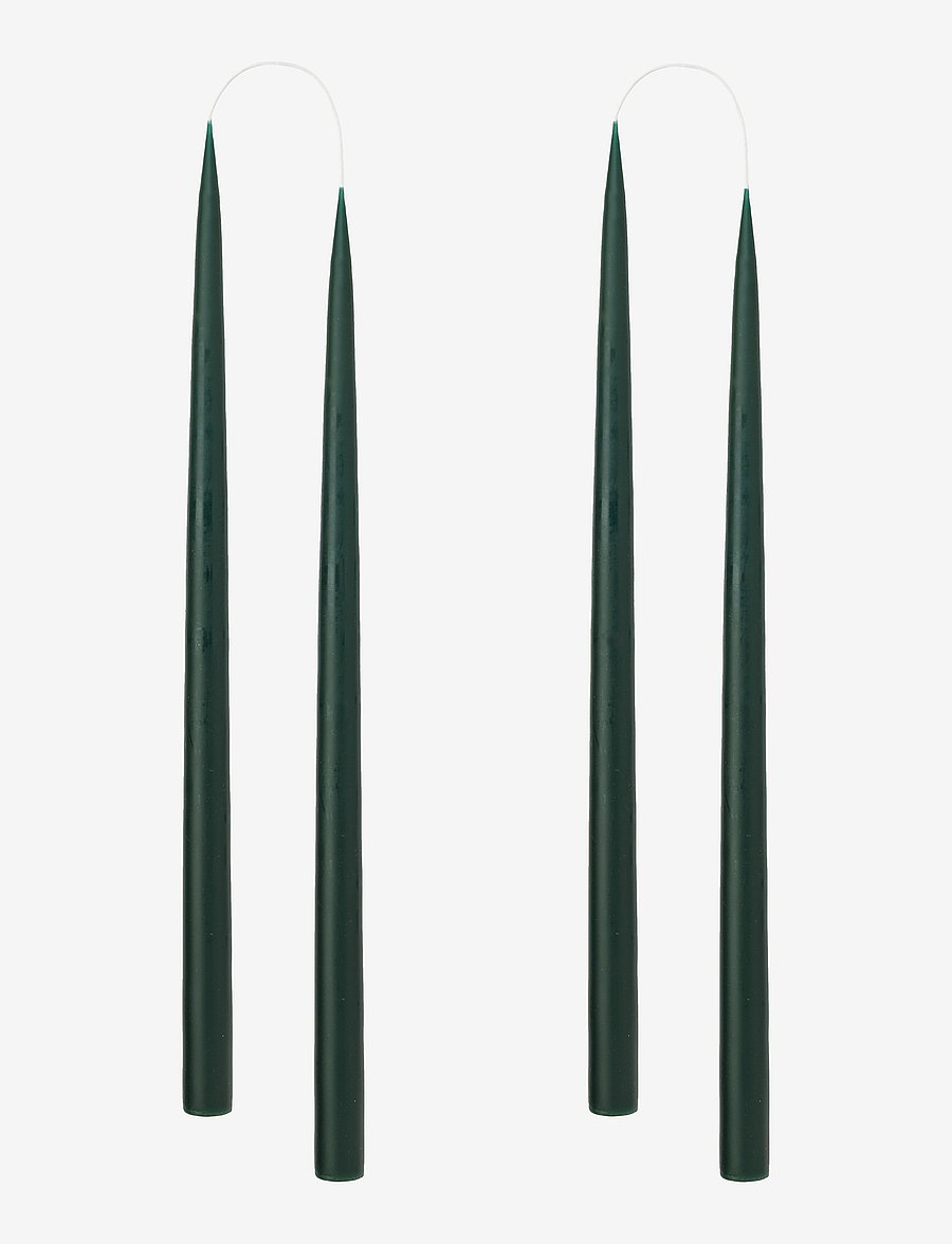 Kunstindustrien - Hand Dipped Candles, 4 pack - madalaimad hinnad - forrest green - 0