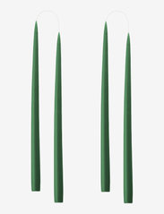 Hand Dipped Candles, 4 pack - BOTTLE GREEN