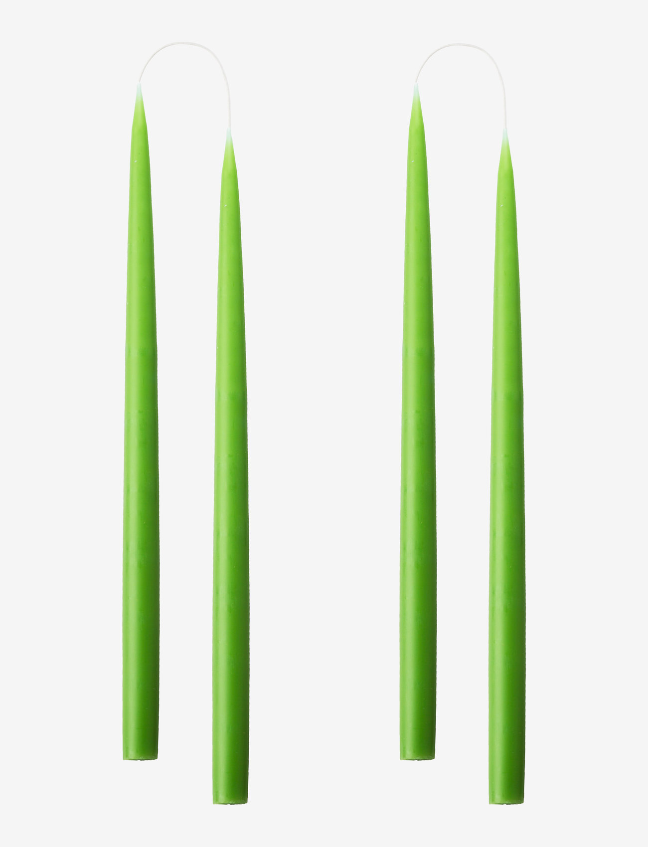 Kunstindustrien - Hand Dipped Candles, 4 pack - nach preis einkaufen - light green - 0