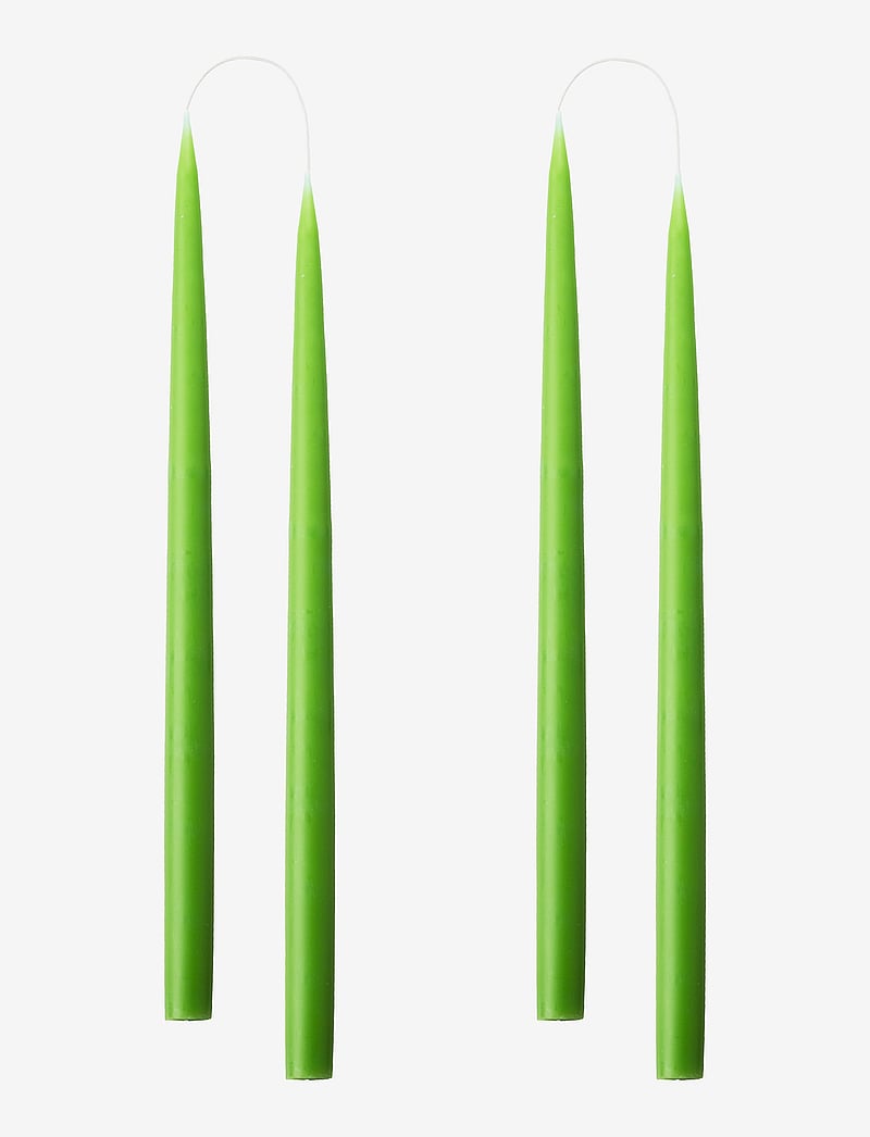 Kunstindustrien - Hand Dipped Candles, 4 pack - nach preis einkaufen - light green - 0