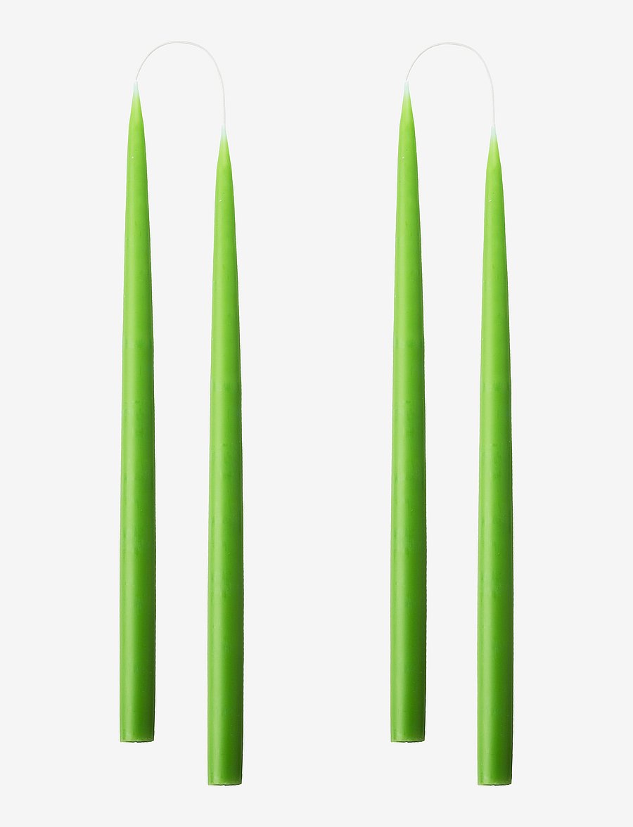 Kunstindustrien - Hand Dipped Candles, 4 pack - madalaimad hinnad - light green - 0