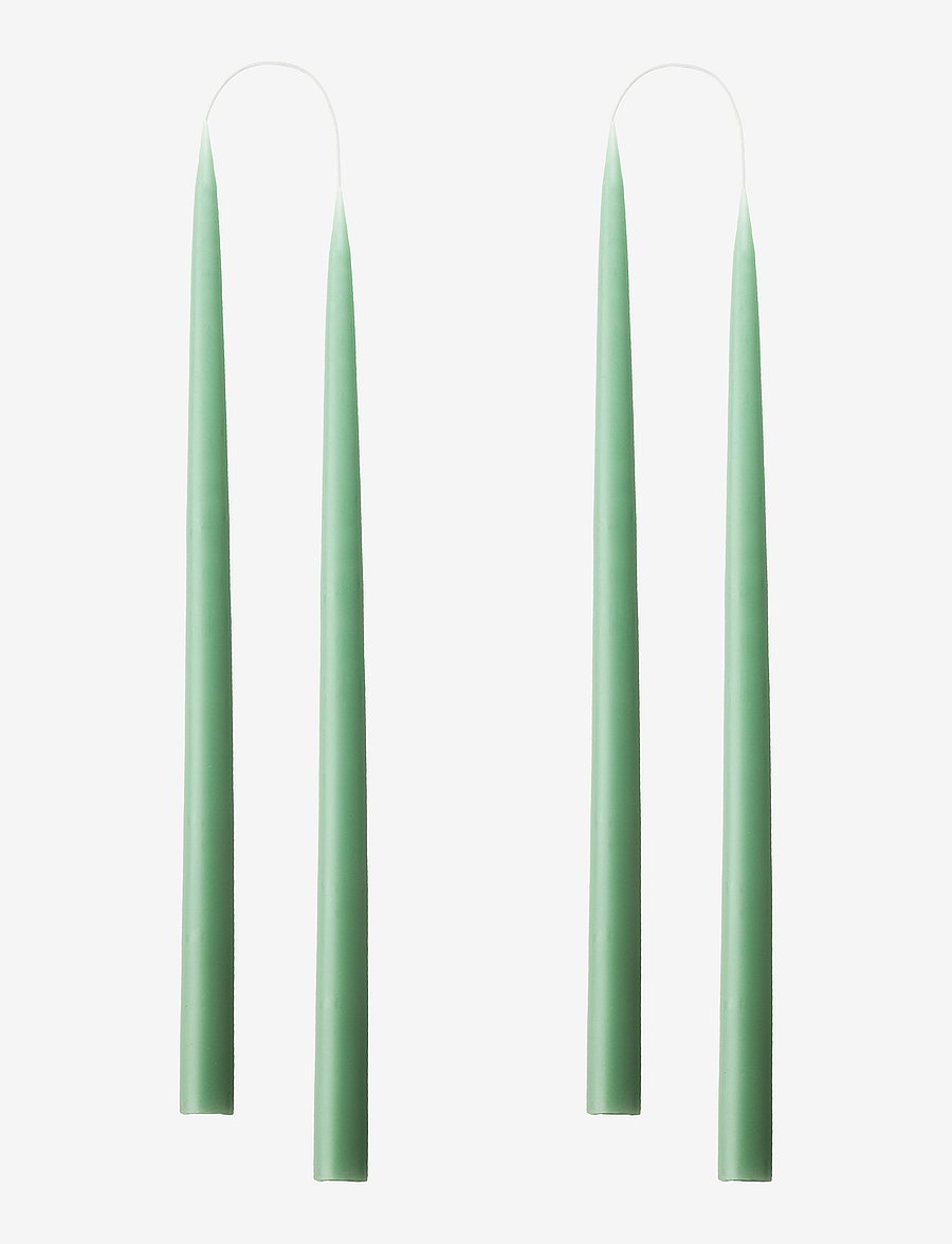 Kunstindustrien - Hand Dipped Candles, 4 pack - madalaimad hinnad - dark reseda green - 0