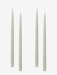 Hand Dipped Candles, 4 pack - LIGHT RESEDA GREEN