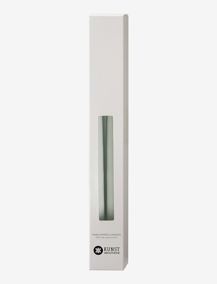 Kunstindustrien - Hand Dipped Candles, 4 pack - madalaimad hinnad - light reseda green - 1