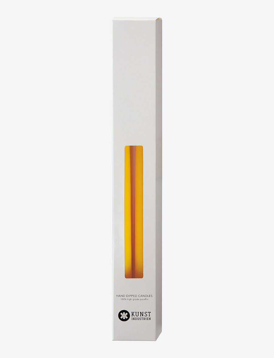 Kunstindustrien - Hand Dipped Candles, 4 pack - madalaimad hinnad - yellow - 1