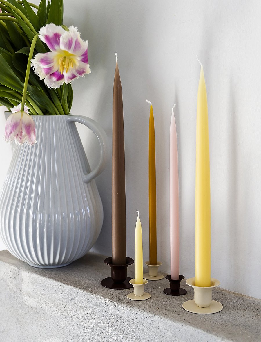 Kunstindustrien - Hand Dipped Candles, 4 pack - madalaimad hinnad - pastel yellow - 3