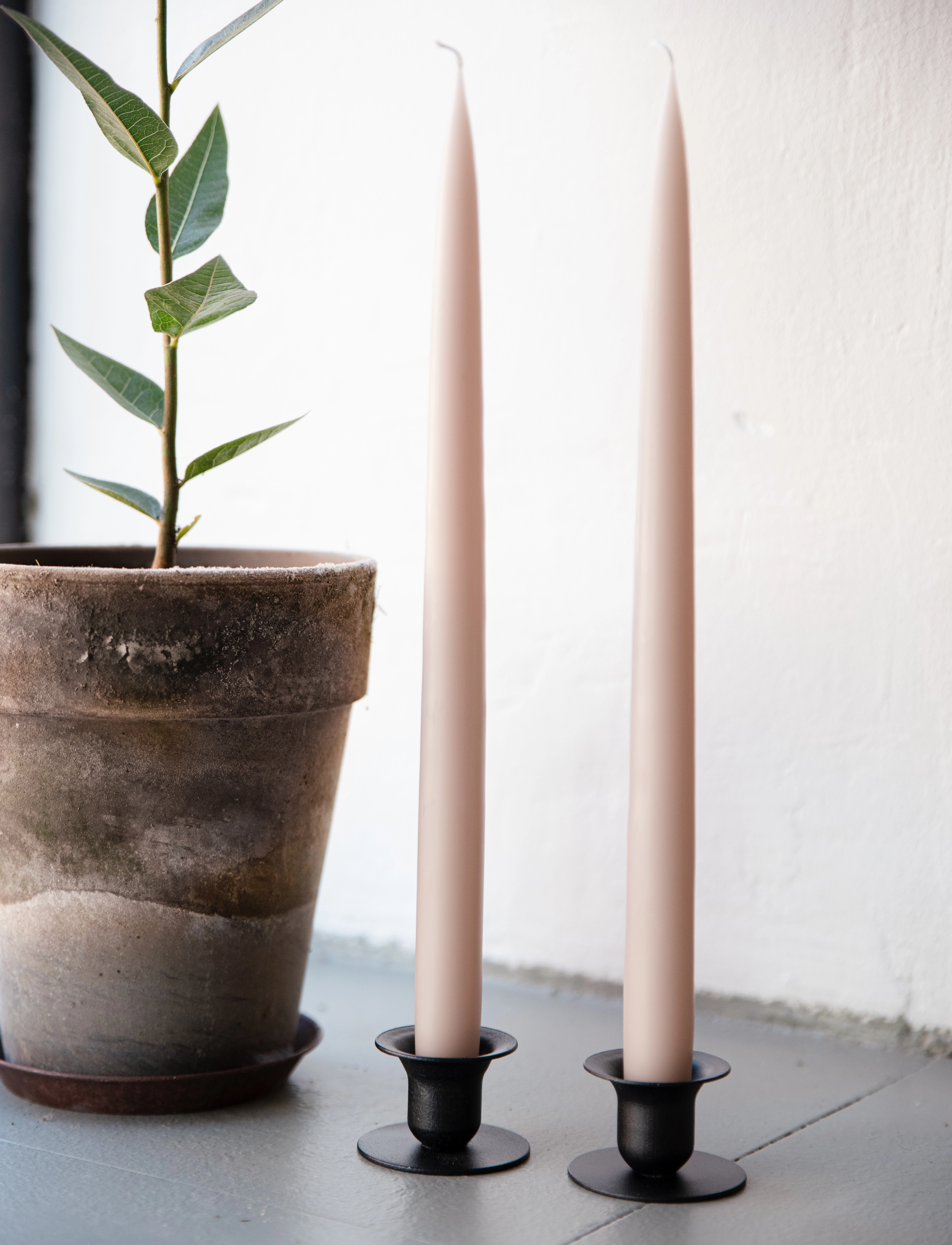 Kunstindustrien - Hand Dipped Candles, 4 pack - tischkerzen - linnen - 4