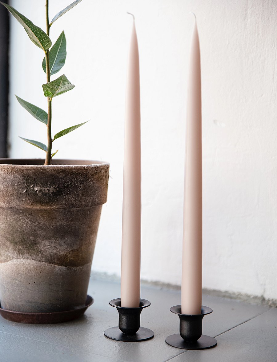 Kunstindustrien - Hand Dipped Candles, 4 pack - tischkerzen - linnen - 4