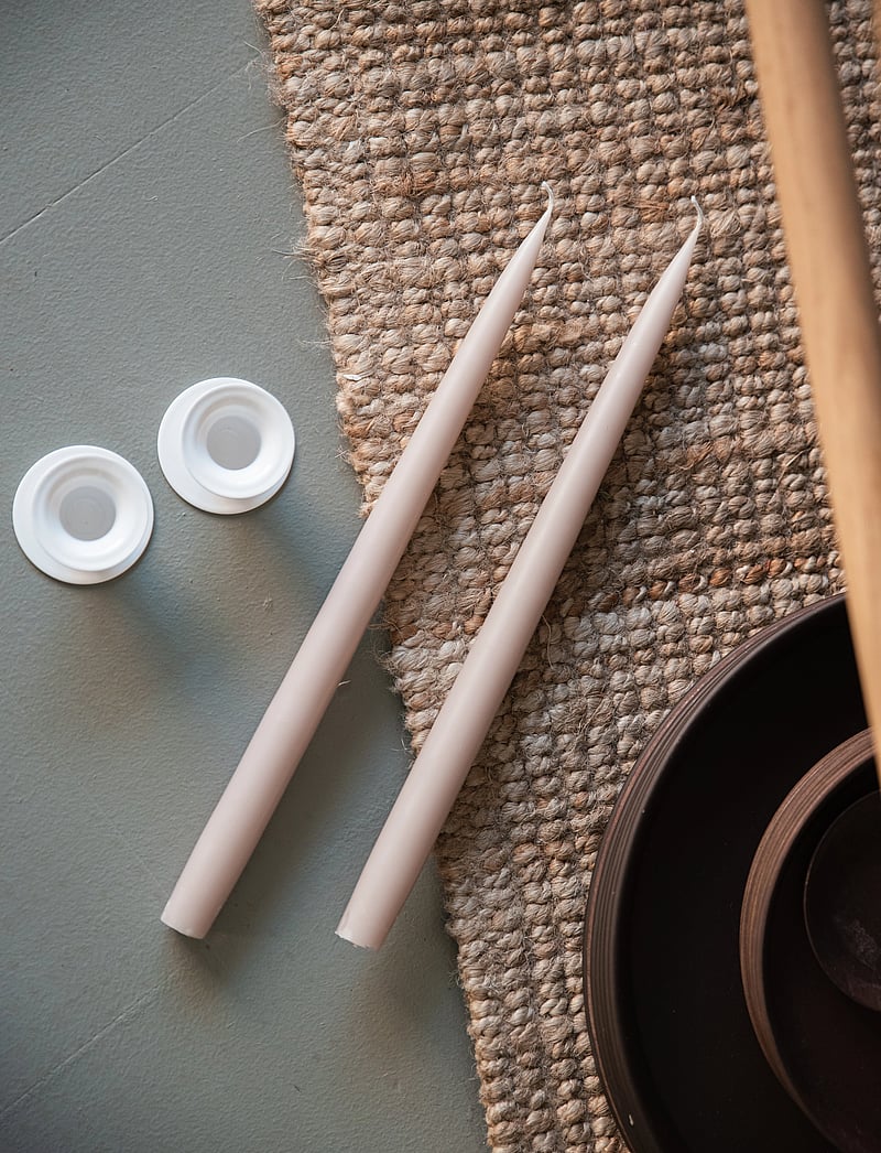 Kunstindustrien - Hand Dipped Candles, 4 pack - tischkerzen - linnen - 5