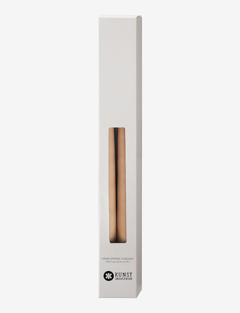 Kunstindustrien - Hand Dipped Candles, 4 pack - pikad küünlad - nougat - 1