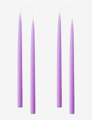 Hand Dipped Candles, 4 pack - PASTEL PURPLE