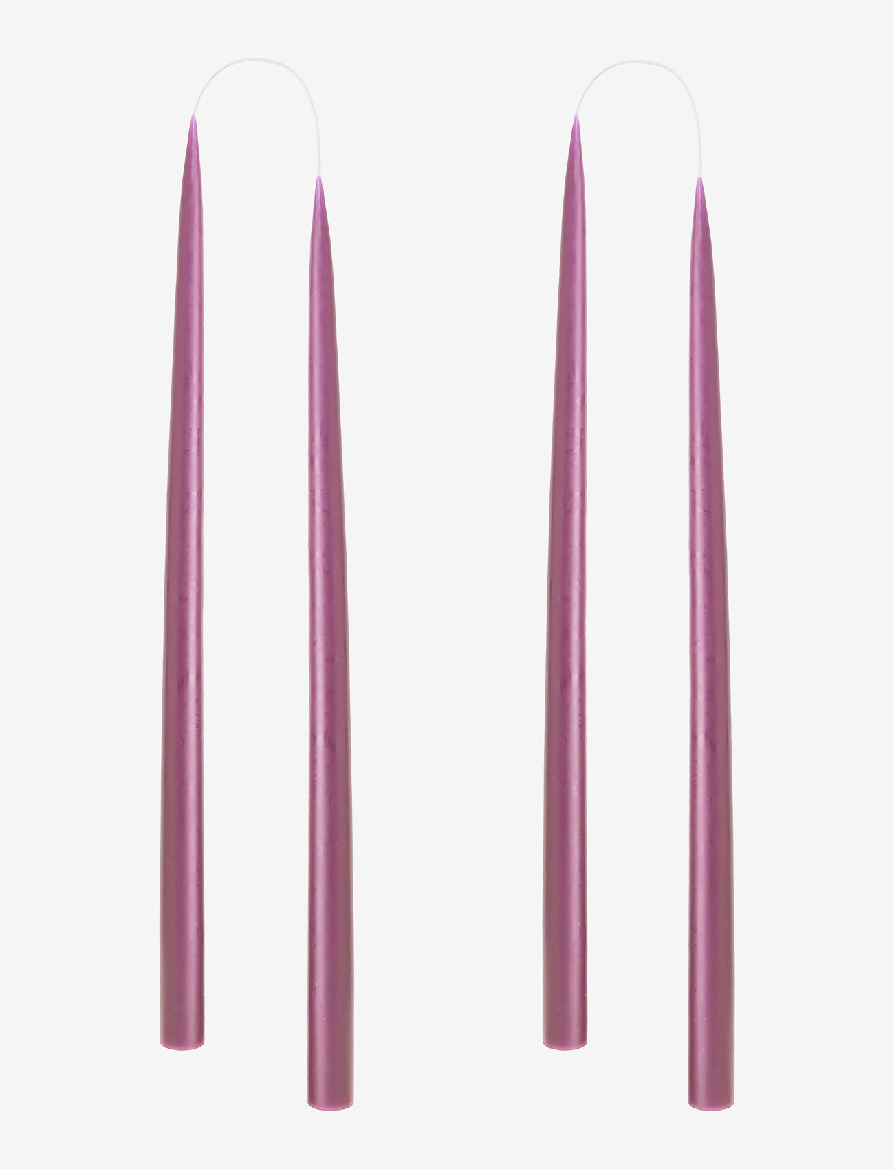 Kunstindustrien - Hand Dipped Candles, 4 pack - madalaimad hinnad - light heather - 0