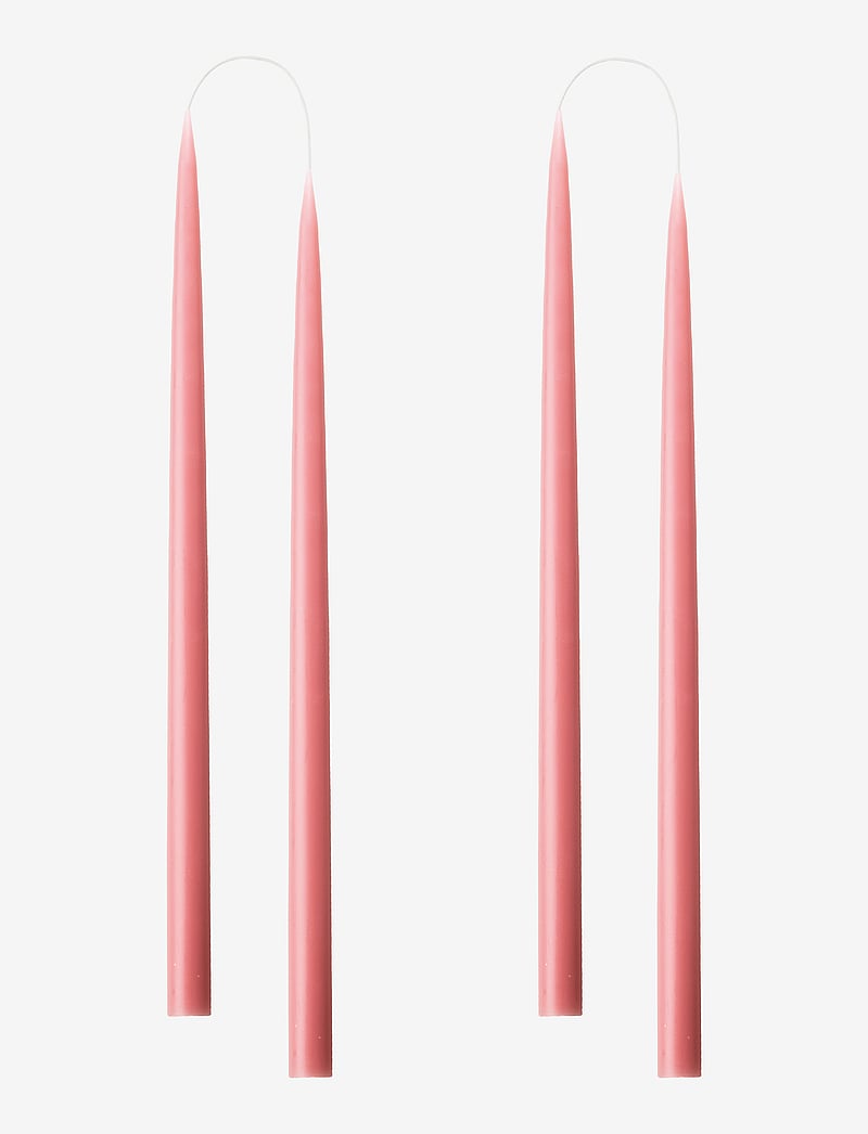 Kunstindustrien - Hand Dipped Candles, 4 pack - nach preis einkaufen - dark old rose - 0