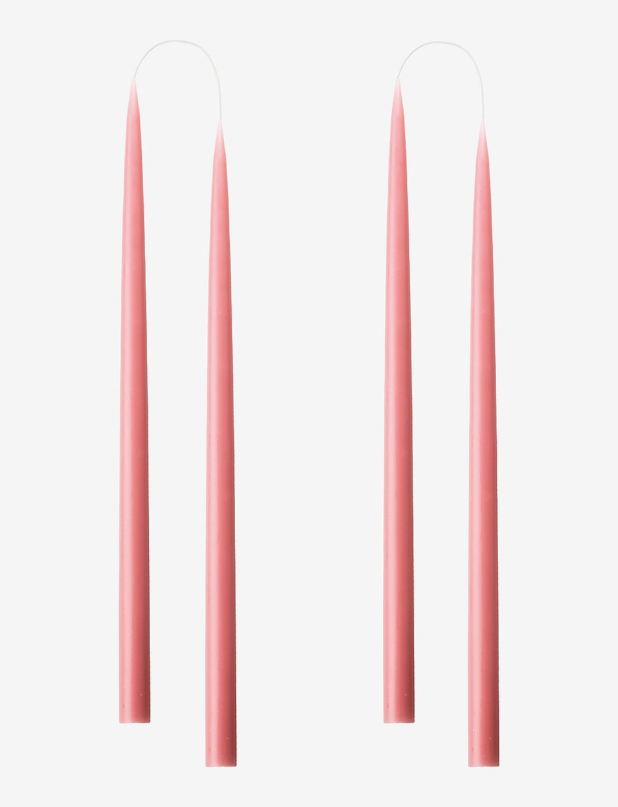 Kunstindustrien - Hand Dipped Candles, 4 pack - madalaimad hinnad - dark old rose - 0