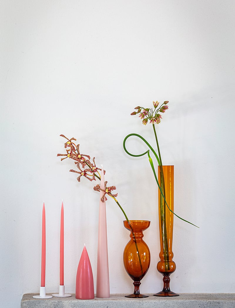 Kunstindustrien - Hand Dipped Candles, 4 pack - nach preis einkaufen - dark old rose - 4