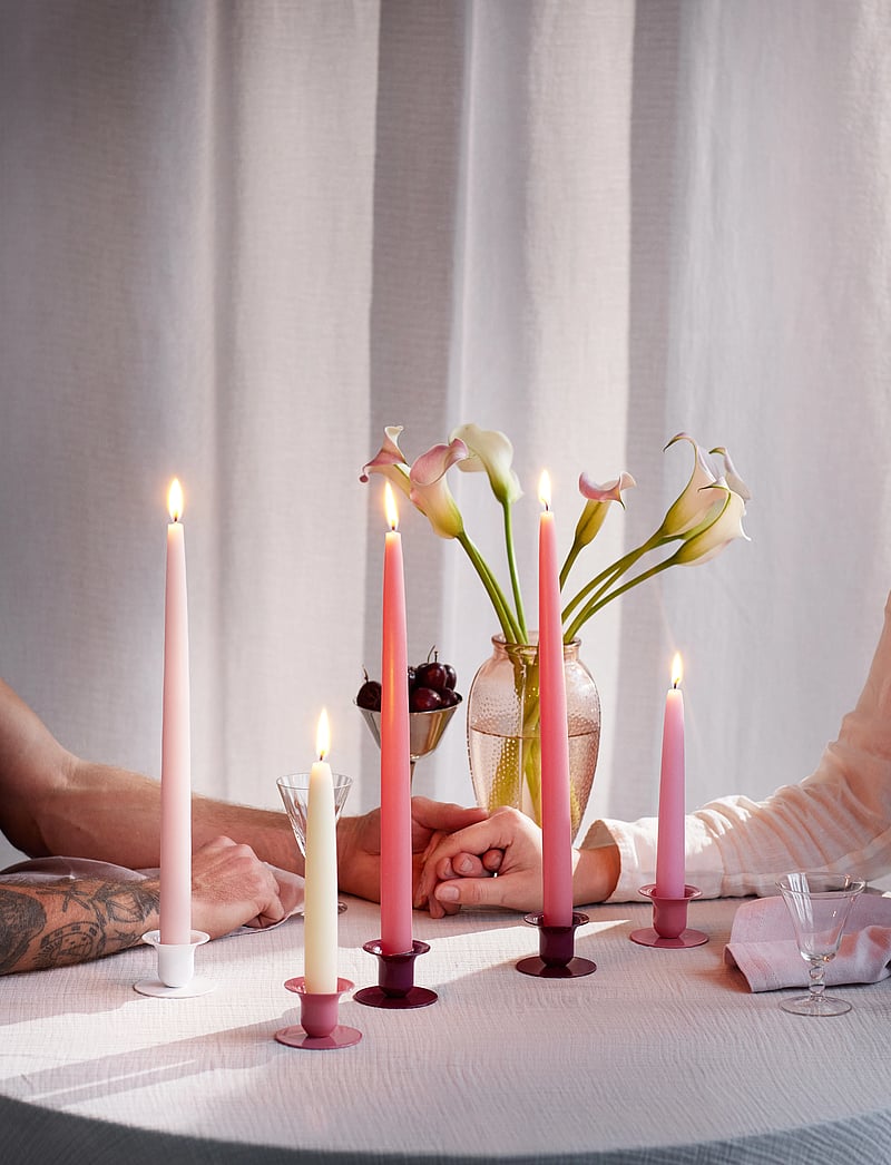 Kunstindustrien - Hand Dipped Candles, 4 pack - die niedrigsten preise - pastel rose - 3