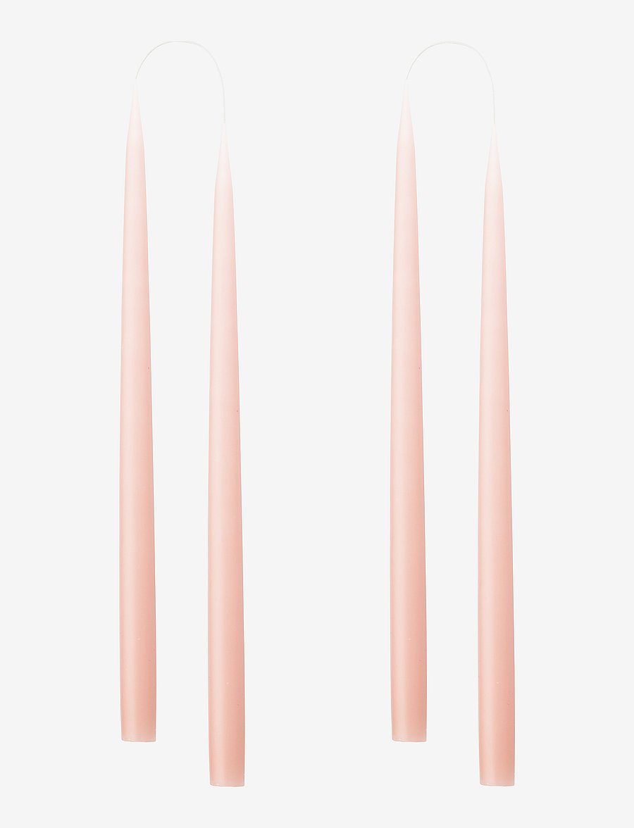Kunstindustrien - Hand Dipped Candles, 4 pack - madalaimad hinnad - old rose - 0